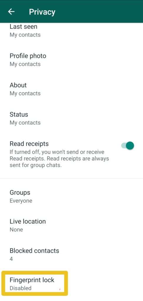 How to hide WhatsApp chats