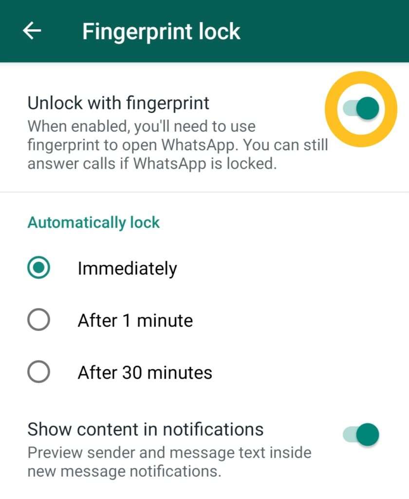 How to hide WhatsApp chats