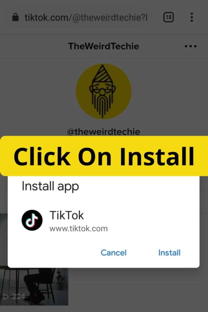 How to install Tiktok after banned in India