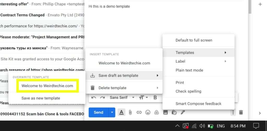 How To Set Up Templates in Gmail